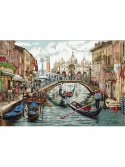 Kit Point De Croix Luca S - Venice SBU5003 - 58 X 30 Cm