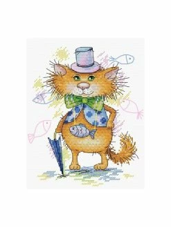 Artibalta Kit Point De Croix MP Studia- Chat SM-145 18*14 Cm