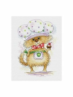 Artibalta Kit Point De Croix MP Studia- Cuisinier SM-143 18*14 Cm