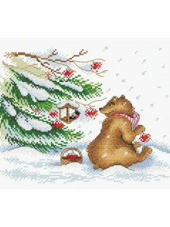 Artibalta Kit Point De Croix MP Studia- Friandises D'hiver SM-327 18*22 Cm