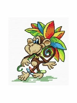 Artibalta Kit Point De Croix MP Studia- Heure Du Carnaval SM-008 15*10 Cm