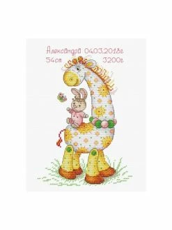 Artibalta Kit Point De Croix MP Studia- Le Bonheur De Maman: Bébé Fille SM-371 23*18 Cm