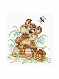 Artibalta Kit Point De Croix MP Studia- Légèreté Des Fleurs SM-076 18*15 Cm