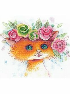 Artibalta Kit Point De Croix MP Studia- Meowmoiselle SA-001 19*20 Cm