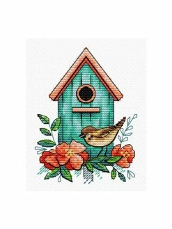 Artibalta Kit Point De Croix MP Studia- Moineau Accueil SM-366 11*8 Cm