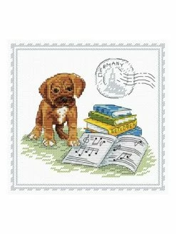 Artibalta Kit Point De Croix MP Studia- Mon Meilleur Ami. France SM-072 18*18 Cm