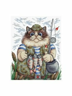 Artibalta Kit Point De Croix MP Studia- Pêche SM-215 22*17 Cm