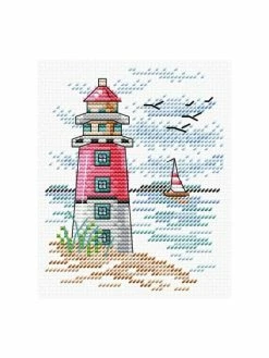 Artibalta Kit Point De Croix MP Studia- Phare SM-283 9*11 Cm