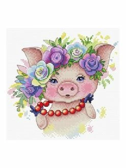 Artibalta Kit Point De Croix MP Studia- Pink Fashionista SM-329 17*17 Cm