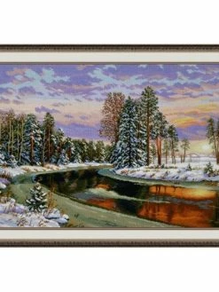 Kit Point De Croix Oven - Rivière