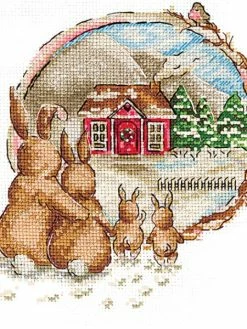 Andriana Kit Point De Croix - Pendaison De Crémaillère SANN-29