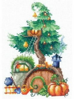 Andriana Kit Point De Croix - Treehouses. SAND-22