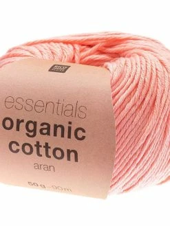 Laine Rico Design - Essentials Organic Cotton Aran - Saumon - 90 M