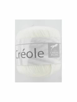 Laines Cheval Blanc - CREOLE Fil Ruban 62% Acrylique 38% Polyamide 50g - Fil Ruban été