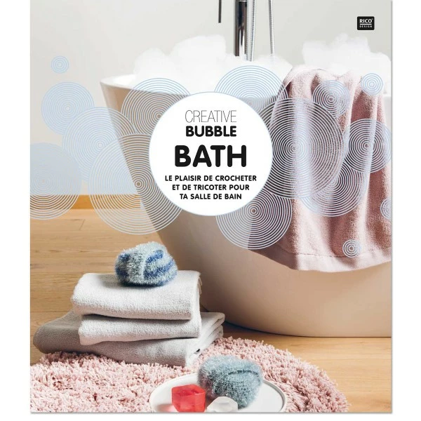 Rico Design Livre Creative Bubble Eponges à Crocheter - Thème Bath - 21 X 24 Cm 1 Rico Design Livre Creative Bubble Eponges à Crocheter - Thème Bath - 21 X 24 Cm
