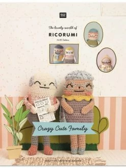 Rico Design Livre Crochet Ricorumi - Crazy Cute Family - 8 Modèles