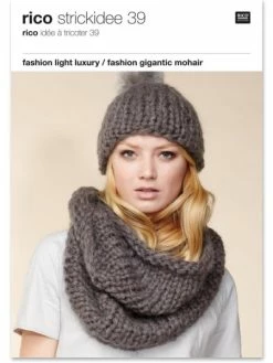 Rico Design Livre Idées à Tricoter N°39 - Fashion Gigantic Mohair