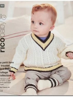 Livre Tricot Rico Design - College Collection - 23 Modèles