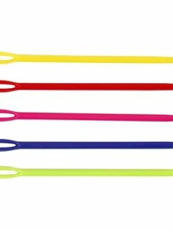 Creativ Company Lot D'aiguilles Passe-laine Multicolores - 7 Cm - 5 Pcs