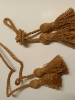 Laminedor Lot De 2 Embrasses à Rideaux En Matériaux Naturel