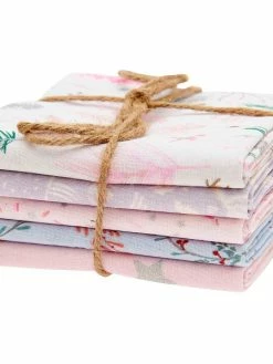 Rico Design Lot De Coupons De Tissus - Nostalgic Christmas - Douceur - 5 Pcs