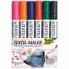 FOLIA Marqueur Pour Textiles - Set De 6 - Assortis