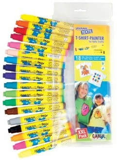 KREUL Marqueurs Textiles JAVANA Set De 18