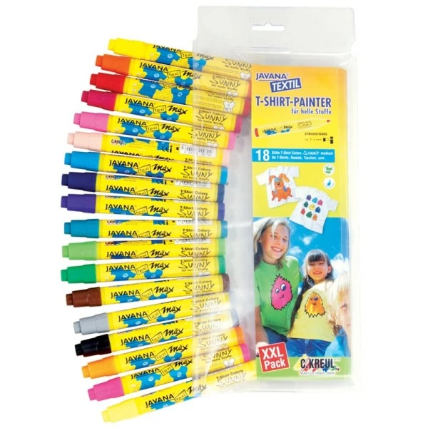 KREUL Marqueurs Textiles JAVANA Set De 18 1 KREUL Marqueurs Textiles JAVANA Set De 18