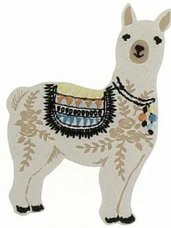 Récréatys Motif Thermocollant - Lama Brodé - 5,8 X 8,5 Cm