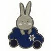 Récréatys Motif Thermocollant - Lapin Bleu - 7,5 X 10 Cm