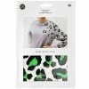 Motifs Thermocollants Rico Design - Motif Léopard Vert - 20 Pcs
