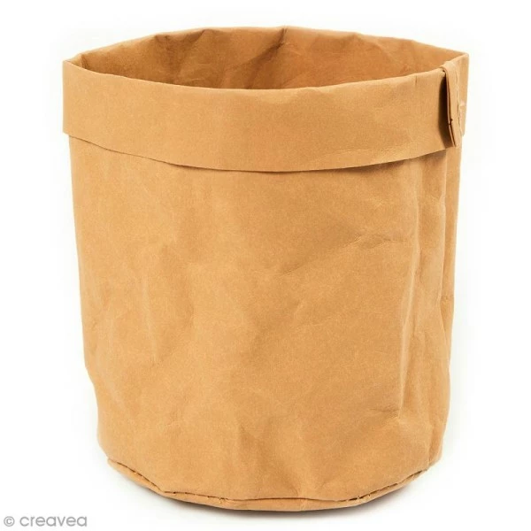 Creativ Company Panier Rond En Papier Effet Cuir - 11 X 12 Cm 1 Creativ Company Panier Rond En Papier Effet Cuir - 11 X 12 Cm
