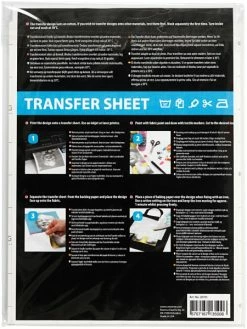Creativ Company Papier Transfert Blanc - 21,5 X 28 Cm - 12 Pcs -V-Zug shop papier transfert blanc 215 x 28 cm 12 pcs p 3