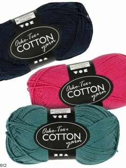 Creativ Company Pelote De Fil De Coton - Oeko-Tex Cotton - Différents Coloris - 50 G