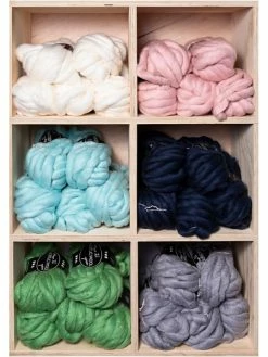 Creativ Company Pelote De Laine Acrylique Xl Mélangé Avec De La Laine, L: 15 M, Mega, 30Boules