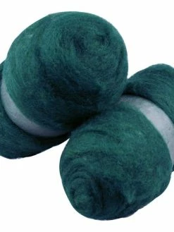 Creativ Company Pelote De Laine Cardée, 2x100 Gr, Vert