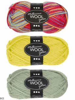 Creativ Company Pelote De Laine Melbourne - Différents Coloris - 50 Gr - 92 M
