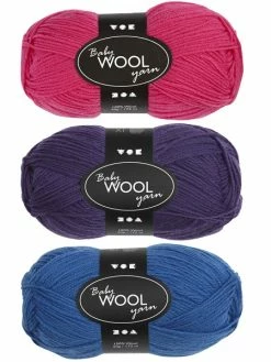 Creativ Company Pelote De Laine Pour Bébés Baby Wool Yarn - 172 M