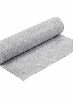 Creativ Company Rouleau De Feutrine Synthétique 1,5 Mm - Gris Finition Marbrée - 45 Cm X 5 M