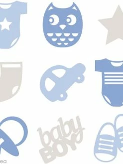 Artemio Set De Mini Silhouettes En Feutrine - Bébé Garçon - 45 Pcs