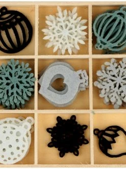 Artemio Set De Mini Silhouettes En Feutrine - Noël - 45 Pcs