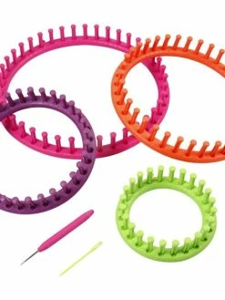 Creativ Company Set Métier à Tricoter - 12 à 27 Cm - 12 Pcs