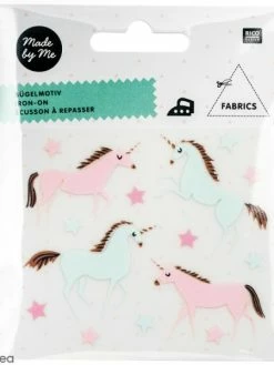 Stickers Flex Thermocollant Made By Me Rico Design - Licorne - 15 Pcs