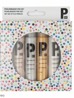 Rico Design Stylo Perles 3D - Métallisé - 6 Pcs