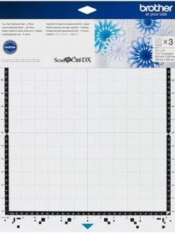 Brother Support Adhésif à Faible Adhérence Pour Scan'n'Cut SDX - 30,5 X 30,5 Cm - 3 Pcs