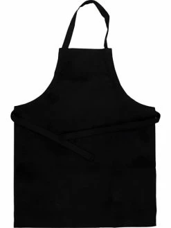 Creativ Company Tablier à Customiser Enfant - 55 X 70 Cm - Noir