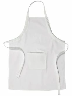 Creativ Company Tablier Blanc à Customiser - 84 X 65 Cm - 1 Pce