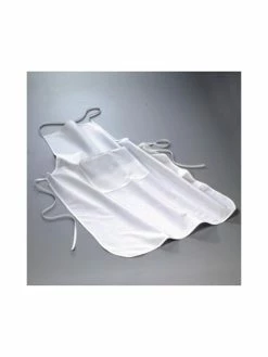 Efco Tablier De Bricolage Pour Adulte, Avec Poche, En Coton Fin Et Léger Blanc, 60 Cm X 90 Cm