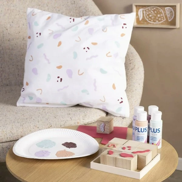 Creativ Company Taie D'oreiller Avec Zip à Customiser - 40 X 40 Cm - 1 Pce 4 Creativ Company Taie D'oreiller Avec Zip à Customiser - 40 X 40 Cm - 1 Pce – Image 4