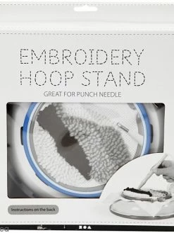 Creativ Company Tambour à Broder 2 En 1 - 14,5 Cm Et 22 Cm - Punch Needle